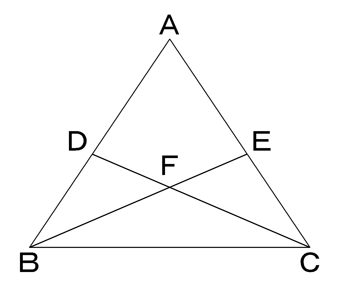 Wordで使える 二等辺三角形の合同の証明の図 Wordで数学問題プリントを作ろう